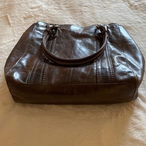 Frye Melissa Tote Handbag in Dark Brown